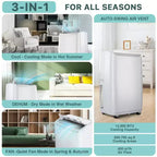 14000Btu Portable Air Conditioner Cools Up to 750 Sq.Ft, Portable AC Unit with Dehumidifier