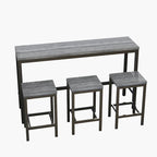 Pub Table Set with 3 Stools