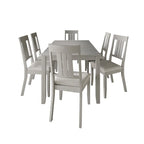 CraftPorch Classic 7-piece Wooden Dining Set