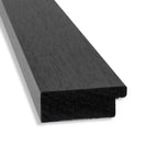 Specchio da parete stretto color espresso 42" x 31" senza smussatura