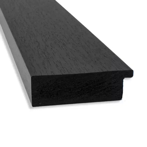 Specchio da parete per bagno 80x80 cm, senza smussatura, marrone espresso: moderna cornice quadrata in polistirene, montaggio a parete