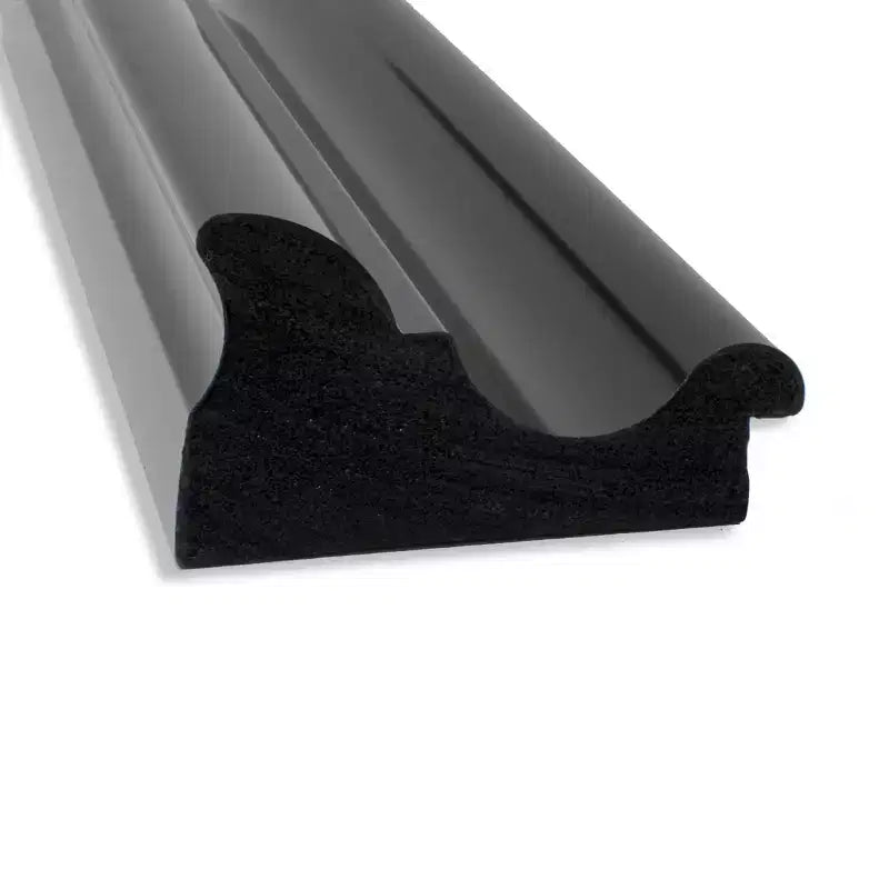 Specchio da Parete Nero Coloniale senza Smussature 42"x30": Stile Moderno, Cornice in Polistirene, Ferramenta di Montaggio Inclusa