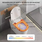 Dyonery Smart Toilet, Tankless One-Piece with Foam Shield, Auto Open/Close Lid, Heated Bidet & Dryer, LED Night Light, Auto Flush