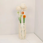 Plug In Column LED Rattan Floor Lamp for Living Room