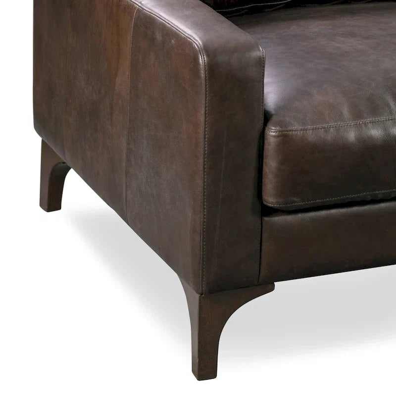 Poly & Bark Sorrento Sofa - Full Grain Genuine Italian Leather