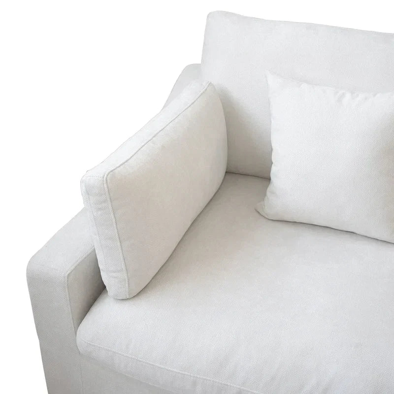 Large Linen Corner Sectional Sofa Couch for Living Room Set
