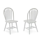 Chaise de salle à manger Windsor Arrowback en bois massif
