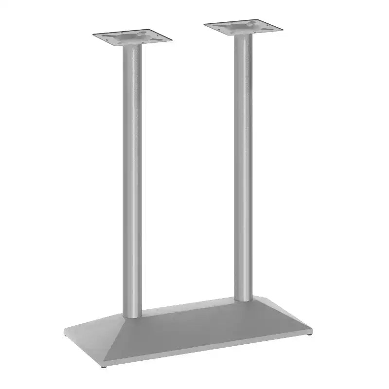 Flash Furniture Palis Indoor/Outdoor Dining Height Double Column Table Base for 30 x 48 Table Tops
