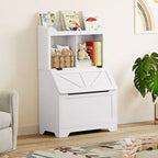 2-Cubby . Shelf, 1 Open Bookshelf, .s . Organizer and Bookshelf, Bookcase Book & . Shelf Storage Cabinet