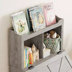 2-Cubby . Shelf, 1 Open Bookshelf, .s . Organizer and Bookshelf, Bookcase Book & . Shelf Storage Cabinet