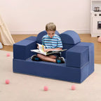 Kids Play Sofa, 6 Pcs Modular Kids Play Sofa Set for Playrooms, Modular Kids Sofa, Toddler Foam Sofa, Convertible Kids Sofa with Removable Sofa Cover