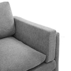 Christopher Knight Home Bonnet Modern 3-Seater 79.5 Chenille Upholstered Sofa with Dual-Layer Seat Cushions