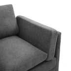 Christopher Knight Home Bonnet Modern 3-Seater 79.5 Chenille Upholstered Sofa with Dual-Layer Seat Cushions