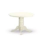 HomeStock 3-Pc Buttermilk and Cherry Solid Wood Top - Dining Room Set - Seats 4