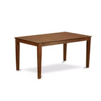 HomeStock 5-Pc Mahogany Finish Solid Wood Top - Dining Room Set - Seats 4