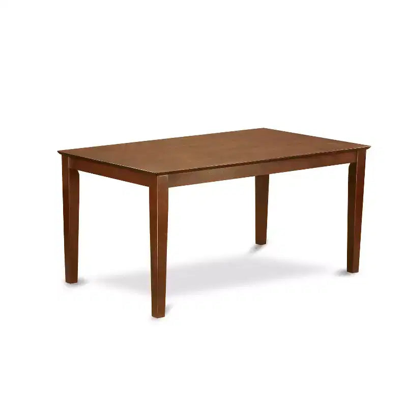 HomeStock 5-Pc Mahogany Finish Solid Wood Top - Dining Room Set - Seats 4