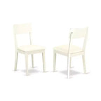 Dinette Set 3 Piece - Table & 2 Dining Chairs - Linen White Finish