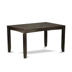 Vintage Dining Set - 7 Piece Table & Chair Set - Rectangle Table with Butterfly Leaf - Cappuccino Finish