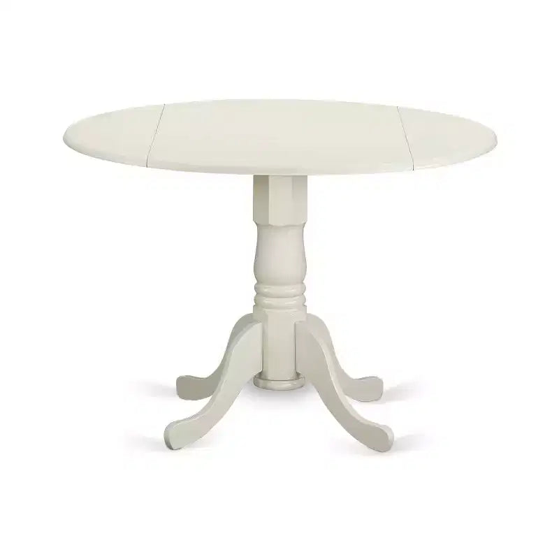 Round Dining Table Set for 4 - 3 Piece Table & Chair Set - 42 Inch Small Space Dining Room Furniture