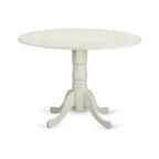 Round Dining Table Set for 4 - 3 Piece Table & Chair Set - 42 Inch Small Space Dining Room Furniture