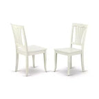 Round Dining Table Set for 4 - 3 Piece Table & Chair Set - 42 Inch Small Space Dining Room Furniture