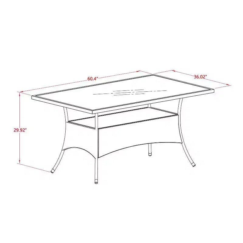 HomeStock 5-Piece Natural Oak Finish Solid Wood Top Dining table with 4 Chairs