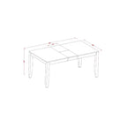 Gothic Dining Set - Table & Chairs - Grandeur Rectangle Table with Leaf - Elegant Dining Room Furniture