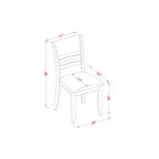 Gothic Dining Set - Table & Chairs - Grandeur Rectangle Table with Leaf - Elegant Dining Room Furniture