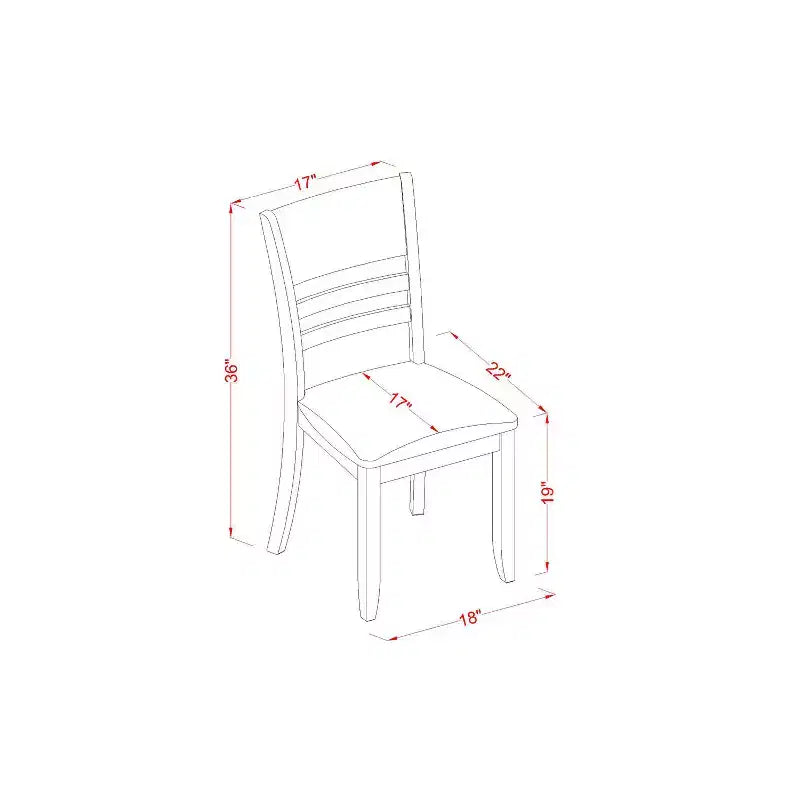 Gothic Dining Set - Table & Chairs - Grandeur Rectangle Table with Leaf - Elegant Dining Room Furniture