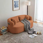 Okak Modern Memory Foam 2-Seater Sofa Couch with Pillows,Chenille Deep Seat Loveseats for Living Room, Bedroom, Apartment