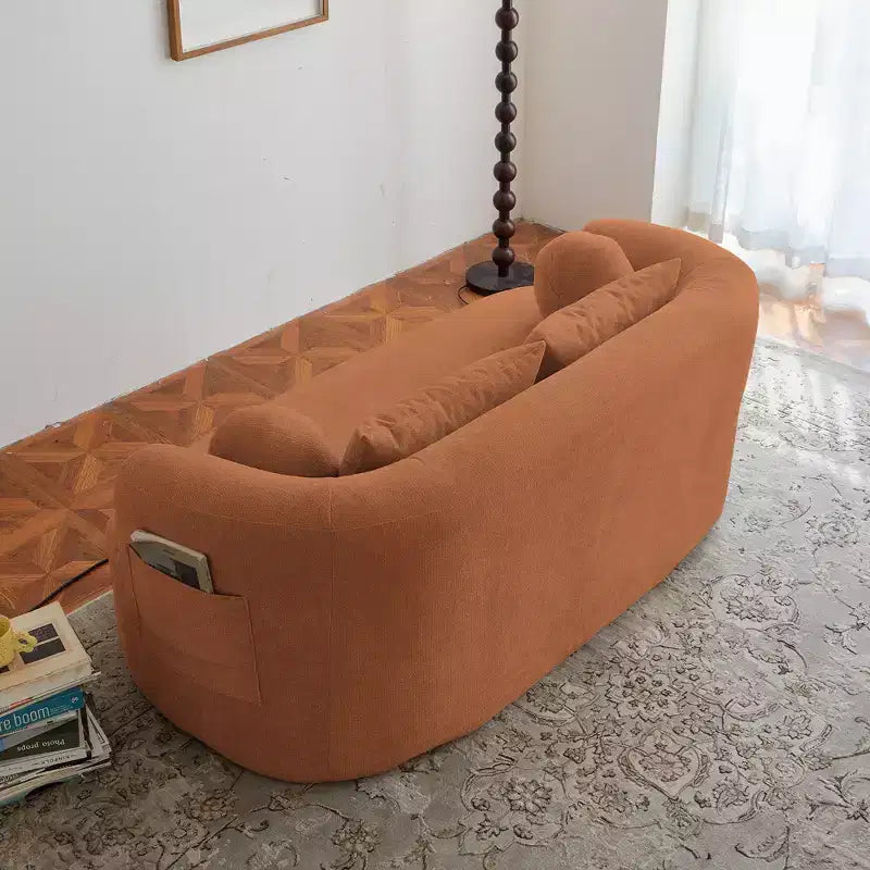 Okak Modern Memory Foam 2-Seater Sofa Couch with Pillows,Chenille Deep Seat Loveseats for Living Room, Bedroom, Apartment