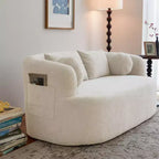 Okak Modern Memory Foam 2-Seater Sofa Couch with Pillows,Chenille Deep Seat Loveseats for Living Room, Bedroom, Apartment