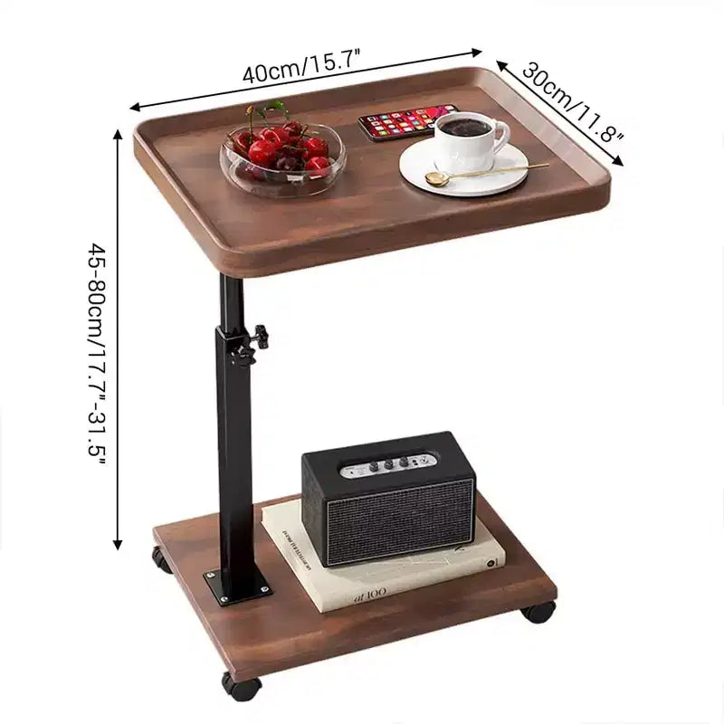 Uniquely designed sofa side table, practical and elegant, perfect for small spaces, living rooms, and home decor.
