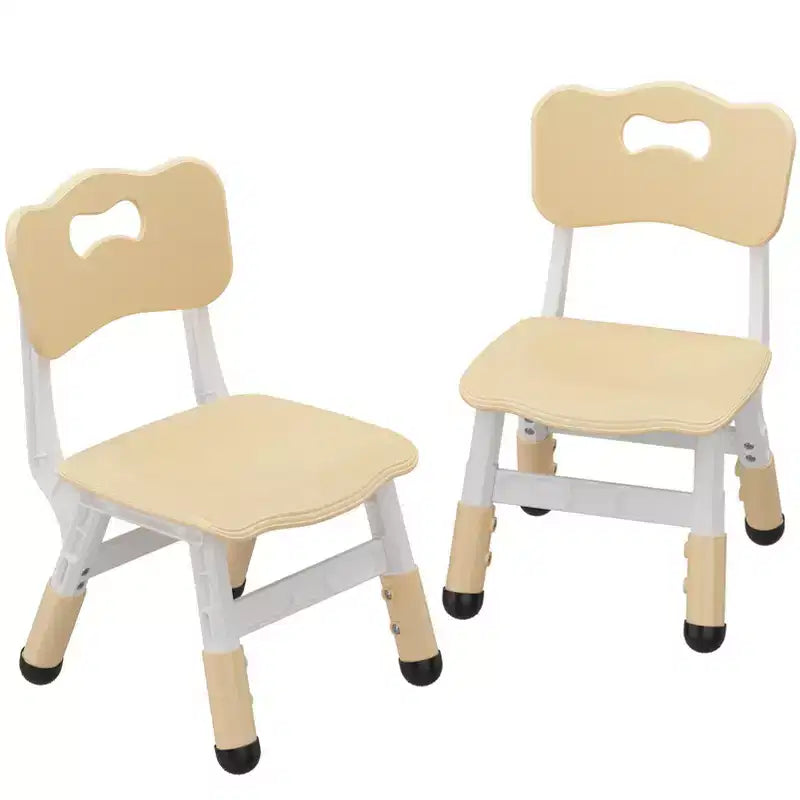 2pcs Adjustable Kids Chair for Children Age 2-8 Family School Home Daycare Use