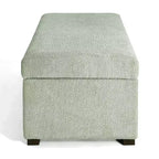 Christopher Knight Home Kalysta Contemporary Rubberwood Upholstered Rectanglar Storage Ottoman