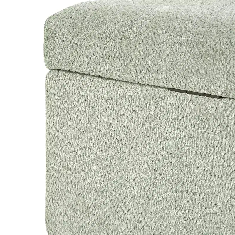 Christopher Knight Home Kalysta Contemporary Rubberwood Upholstered Rectanglar Storage Ottoman