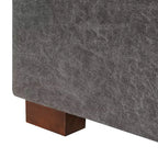 Christopher Knight Home Kalysta Contemporary Rubberwood Upholstered Rectanglar Storage Ottoman