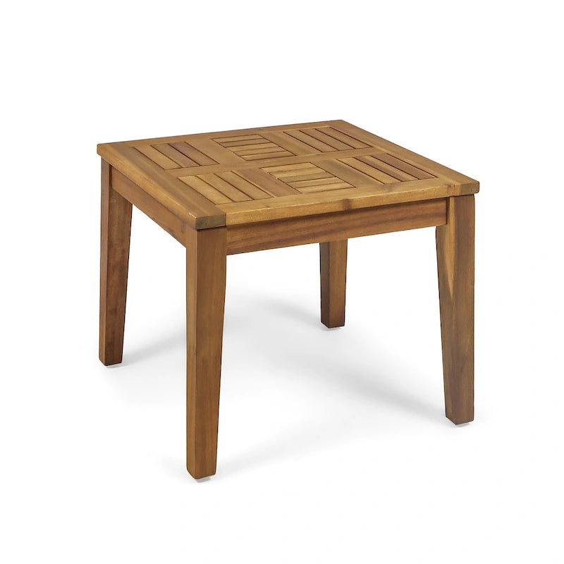 Tavolino Hampton Wood in legno di acacia naturale