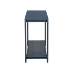Caratteristiche distintive di una consolle minimalista con ripiano inferiore e quattro gambe, adatta per ingresso, corridoio