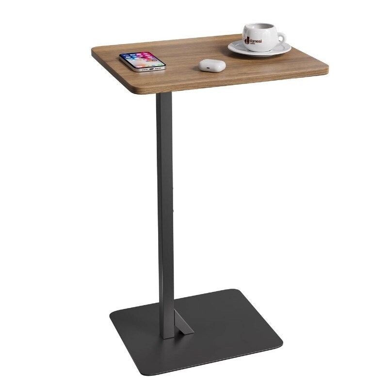 Tavolino a C per Divano e Comodino - 40 P x 30 L x 60 A cm
