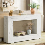 Tavolo Consolle Stretto da 47 Pollici con Contenitore per Ingresso Soggiorno - 47,24 L x 29,1 H x 11,81 P
