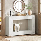 Tavolo Consolle Stretto da 47 Pollici con Contenitore per Ingresso Soggiorno - 47,24 L x 29,1 H x 11,81 P