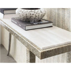 Consolle in metallo con piano in marmo Hooker Furniture 628-85669-00 Sabre 14" di larghezza