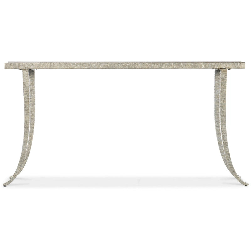 Consolle in metallo con piano in marmo Hooker Furniture 628-85669-00 Sabre 14" di larghezza