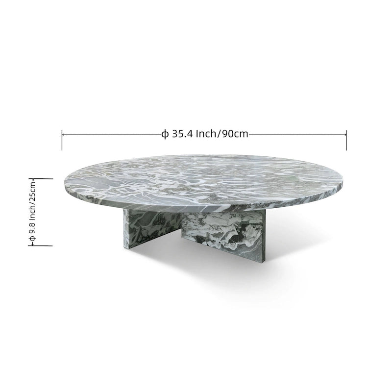 35.4 Tavolino da caffè in marmo naturale