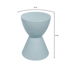 Boyd Round Side Table Ribbed Design Base Accent End Table with Removable Lid for Living Room & Bedroom