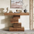 Tavolo consolle industriale in legno da 42 pollici per l'ingresso del soggiorno - 11,8P x 42,5L x 31,5A