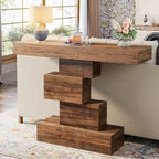 Tavolo consolle industriale in legno da 42 pollici per l'ingresso del soggiorno - 11,8P x 42,5L x 31,5A