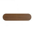 Versatile Slim Console Table with Open Shelf and Stylish Wood Grain for Living Room