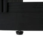 Versatile Slim Console Table with Open Shelf and Stylish Wood Grain for Living Room